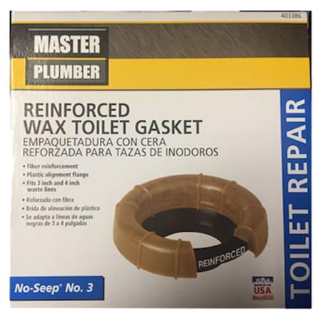 Harvey No.3 Master Plumber Wax Toilet Gasket 403386